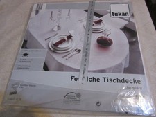 TUKAN Tischdecke oval Jacquard