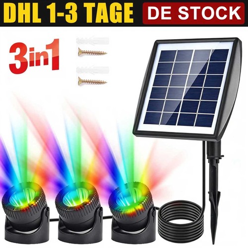 Rgb led solar - solar, teichbeleuchtung