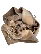 Lochmere Schal Kaschmir Schottland Karo Beige