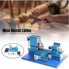 36W Mini Mtetal Drehmaschine DIY Werkzeug Drehmaschine Schleifmaschine Zimmerei