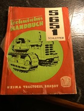 UTB Schlepper Ketten traktor S 651 Handbuch Betriebsanleitung 1972