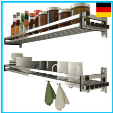 Gewürzregal Edelstahl 90cm