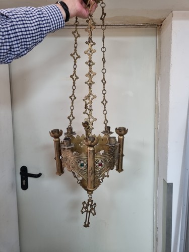 Antiker kronleuchter bronze - antiker,