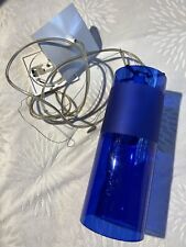 Coole vintage KARTELL„Easy“ Pendelleuchte Hänge Lampe blau Design F.Laviani Nr.1