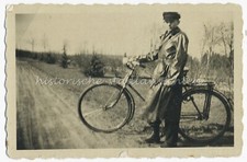 Man in Leather Coat and