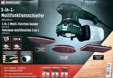 PARKSIDE PMFS 200 C3 Multifunktionsschleifer 3 in 1 Schleifer Schleifmaschine 