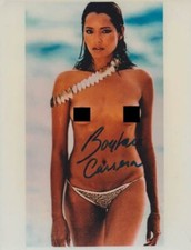 BARBARA CARRERA 007 JAMES BOND AUTOGRAMM ALS FATIMA BLUSH NIE WIEDER SAGEN