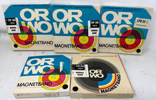 ORWO Magnetband 5 Stück DDR  1970er Jahre VEB Filmfabrik Wolfen
