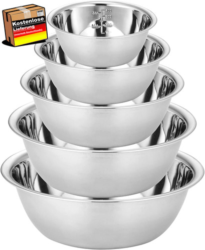 Edelstahlschüssel set tlg - set, 5-tlg