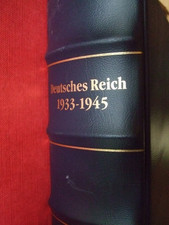 Briefmarkenalbum - Blau - 1933-1945 - Gut befüllt aber nicht komplett - ?