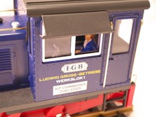 lgb spur g  2062 werks lok mit sonnenschutz  ludwig gross betrieb fahrtüchiig