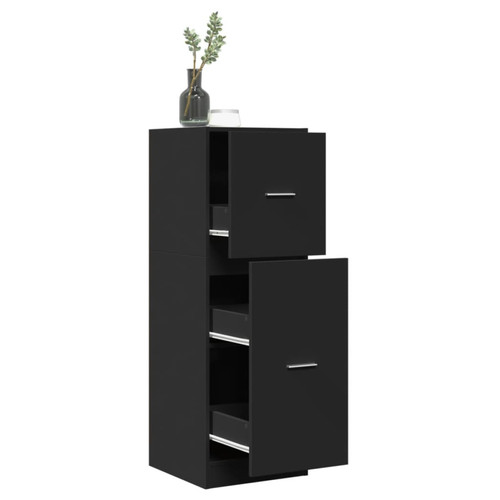 Apothekerschrank schwarz