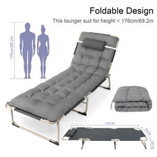 Sonnenliege Klappbar