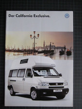 Automobilprospekt VW T4, California Exclusive