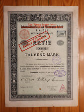 D: MASCH.: Schornsteinaufsatz & Blechwarenf., Jlversgehofen/Erfurt, 1910, 1000 M