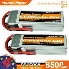 2Stück 14,8V 4S 6500mAh 60C