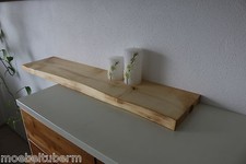 Wandboard Ahorn Massiv Holz Board Regal Steckboard Regalbrett Brett Baumkante !!