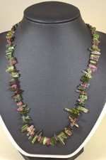 Tourmaline chain necklace