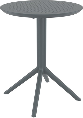 Klapptisch sky rund - sky, dunkelgrau