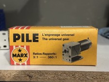 Marx Motor Pile Getriebemotor 6V  3:1 360:1 ModellBau RAR SELTEN !!NEU!!