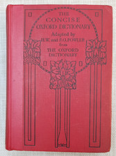The Concise Oxford Dictionary of Current English - gutes Exemplar v. 1928 selten