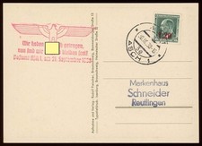 Sudetenland Nr. 4 a gestempelt