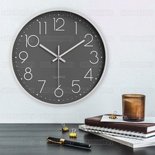 30cm Lautlos Wanduhr Ohne