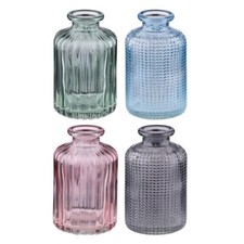 2er Set Glasvasen Blumenvase