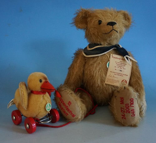 Vintage hermann teddybär - hermann,