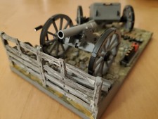 Modellkanone, Diorama Feldkanone Amerikanischer Sezessionskrieg 1861-1865 UNIKAT