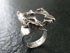 Ring Silber 830 Juhls Norwegen Vintage Design sehr schön von ca. 1970