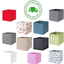 IKEA DRÖNA Aufbewahrungsbox passend für KALLAX Regal Stoff Organizer für Spielzeug UK