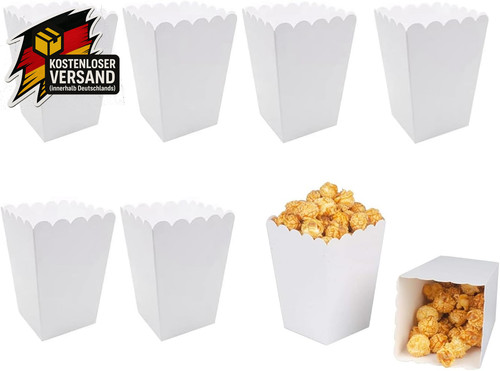 Klein weiße popcorn boxen - klein,