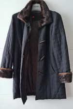 Fabiani  Stepp Kurzmantel mit Kunstpelz Gr. 48  schwarz warm+ leicht  neuwertig