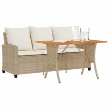 3-Sitzer-Gartensofa mit Tisch