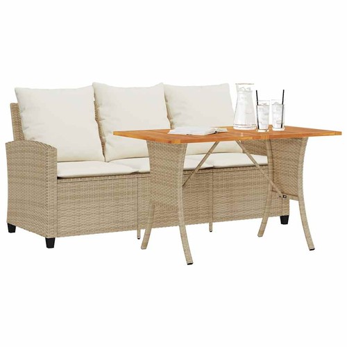 Sitzer gartensofa mit tisch - mit,
