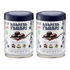 Food-United AMARENA-KIRSCHEN 2x1,25 KG Dose FABBRI 1905 für Eiscafe Gastro Hotel