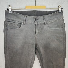 G-Star Damen Jeans Gr. W31/ L34 Grau Midge Cody Mid Skinny WMN Baumwolle Elastha