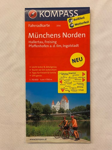 Kompass fahrradkarte 3114 - nr.,