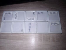 10 gebrauchte Edelstein-Boxen, mit weissem Schaumstoff ca. 3,9 x 3,9 cm d