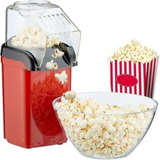 Professionelle Popcorn-Maschine 1200W – Mit transparentem Deckel & Messbecher 