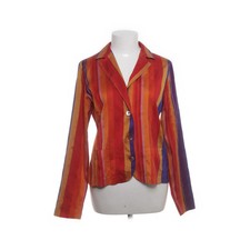 Nadine H, Blazer, Größe: 40, Rot/Mehrfarbig, Seide, Streifen, Damen #Bky
