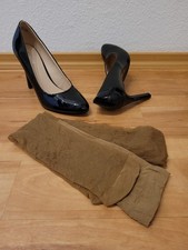 Nylon Leggings  Strumpfhose  Gr. M Bronze  m. Glanz Super Sexy 15 DEN