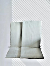 Home Gartenstuhl Auflagen als [2er Set - Hochlehner] in Creme - Bequeme Liegen