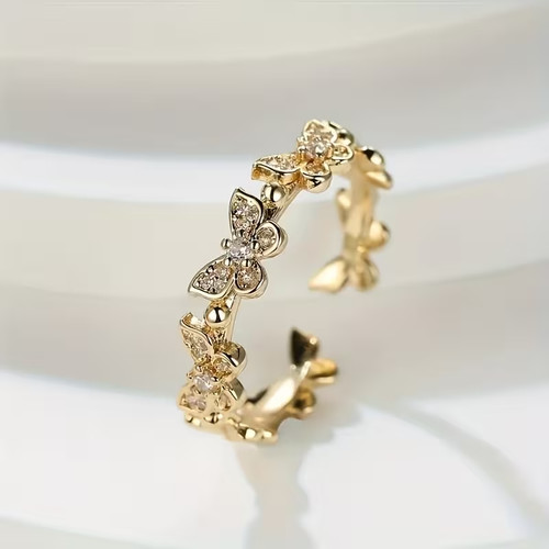 Ring blattgold detail - blattgold, mit