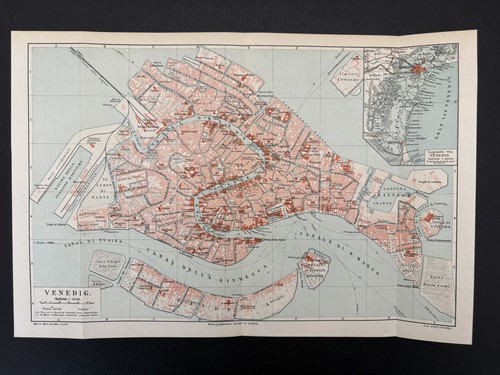 Antiker historischer stadtplan - historischer,