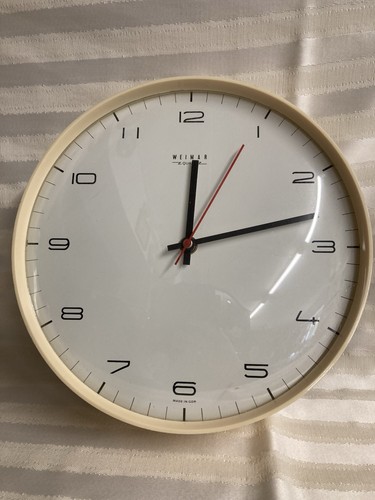 Ddr weimar quartz wanduhr - ddr,
