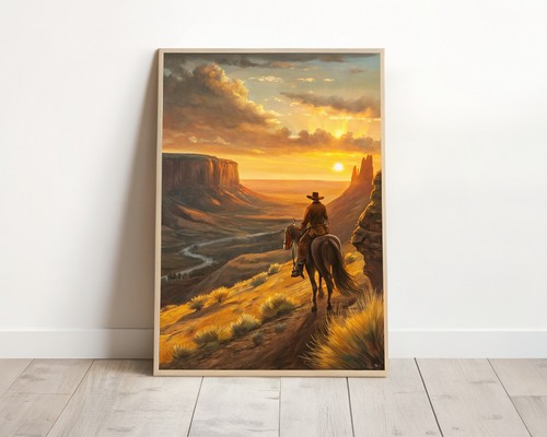 Cowboy reiten bei - reiten,