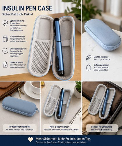 Insulinpen nadelbox organizer - insulinpen,