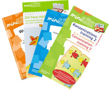 Verschiedene miniLÜK-Deutsch und Fremdsprachen-Übungshefte für die Vorschule